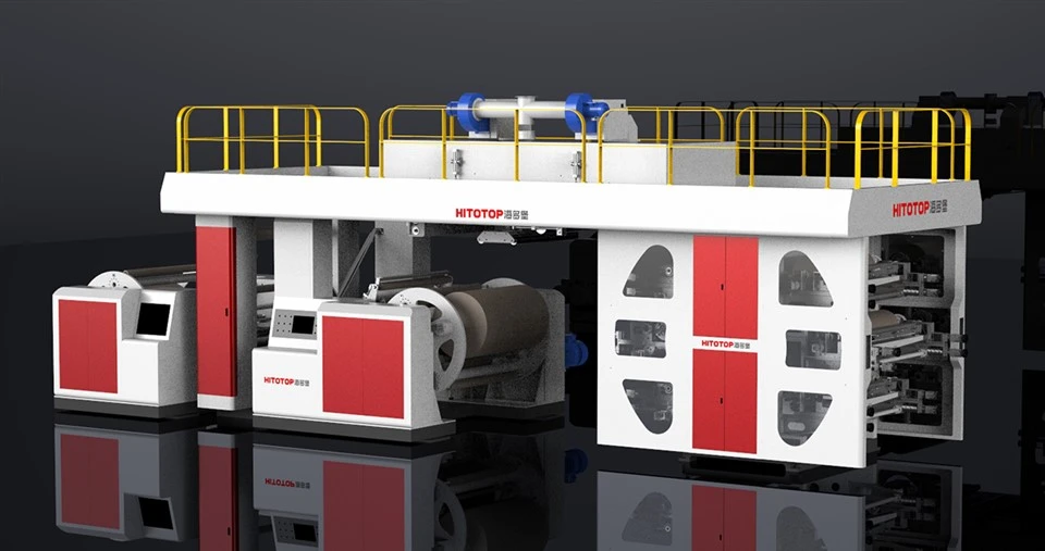 4 Xim Flexo Printing Tshuab